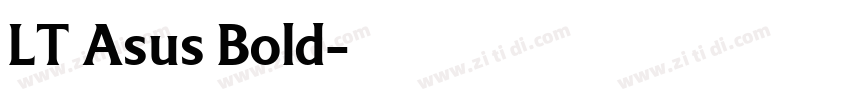 LT Asus Bold字体转换